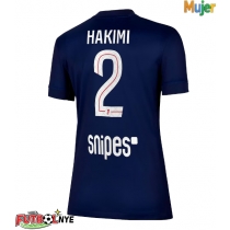 Camiseta Paris Saint-Germain Achraf Hakimi #2 Primera Equipación para mujer 2025-26 manga corta